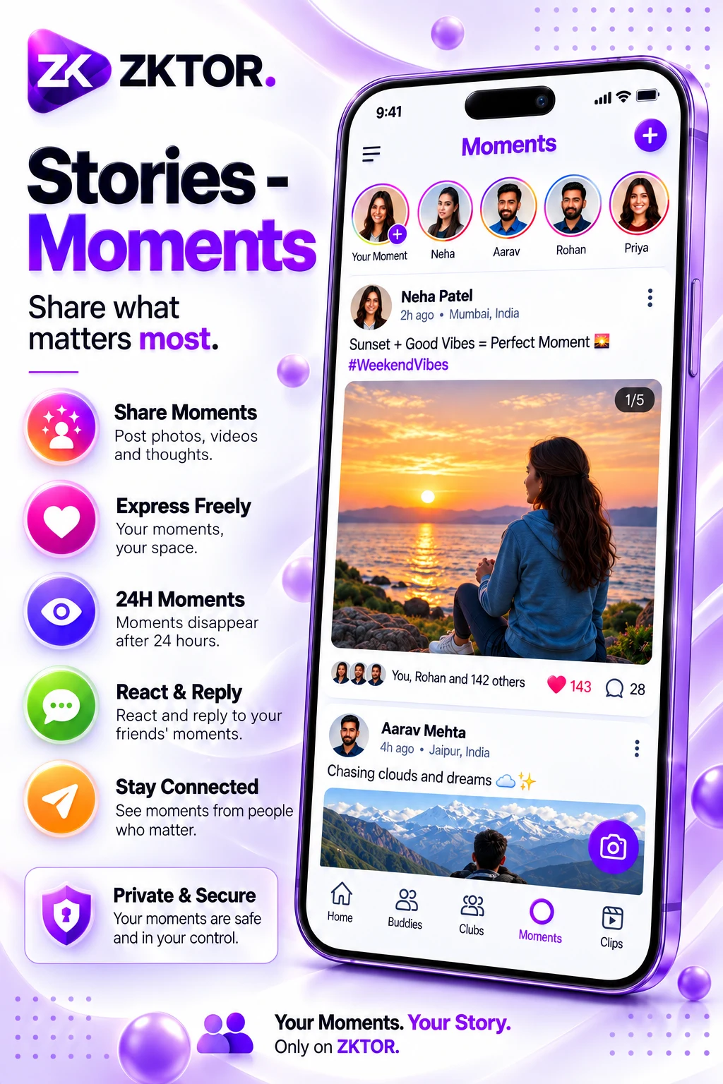 ZKTOR - Indian Social App screenshot