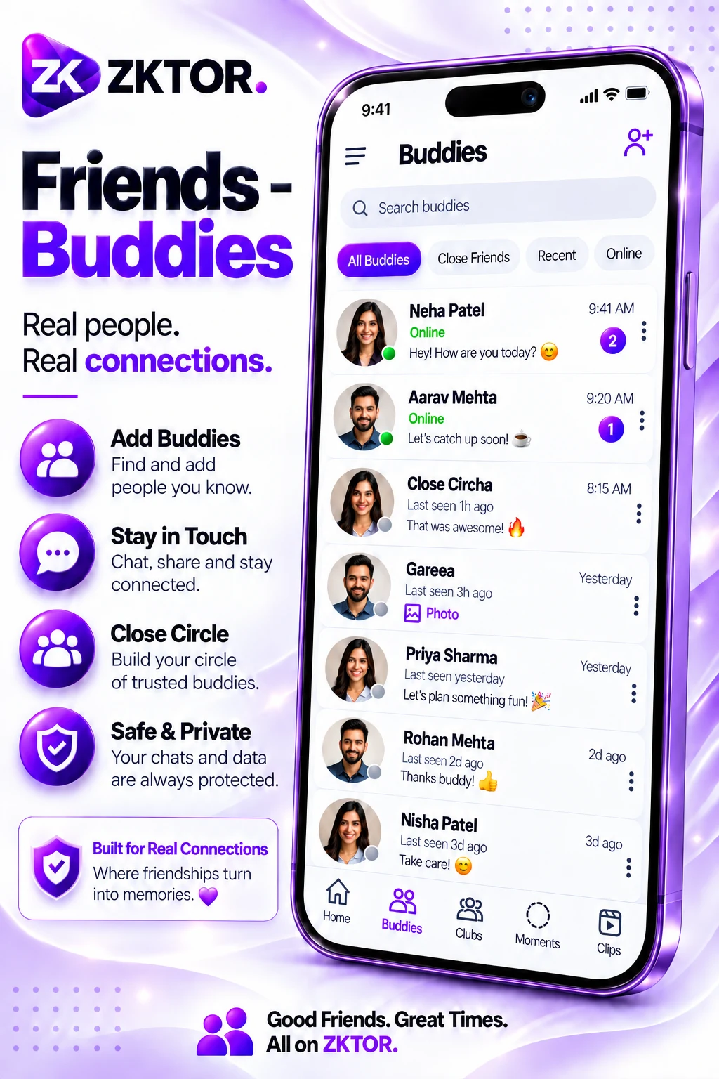 ZKTOR - Indian Social App screenshot